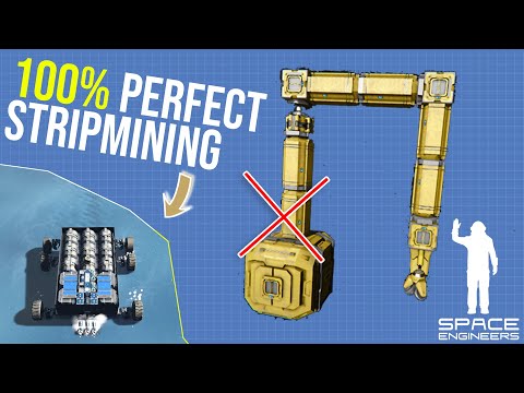 Space Engineers Survival Tutorial, Perfect STRIP MINING Method For Lakes With 0% Chance of Failure