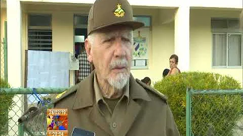 Ramiro Valds ejerci su derecho al voto
