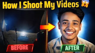 How I Shoot My Youtube S 😱| (Low Budget Setup Reveal)| Chandan The Decoder