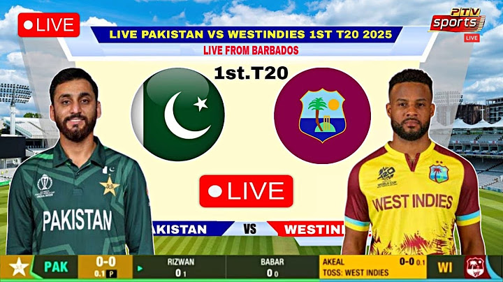 🔴Live: Pakistan vs West Indies 1st T20 Live | WI vs PAK 1st T20 Match Live Score & Commentary