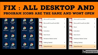 Fix All Desktop Icons Changed to Same icon and Wont Open screenshot 5