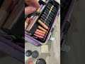 RESTOCK MY MAKEUP TRAVEL BAG WITH ME:) (ASMR edition)
