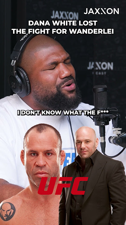 DANA WHITE LOST THE FIGHT FOR WANDERLEI TO RAMPAGE | FADE ON SITE