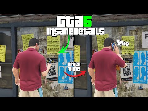 22 Insane Details in GTA 5 Small Details