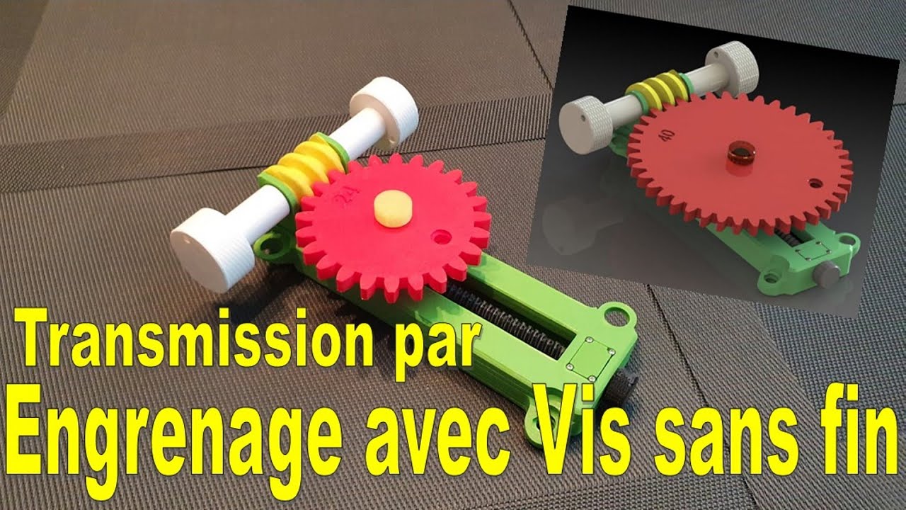 Transmission Par Engrenage Avec Vis Sans Fin Youtube Transmission Par Engrenage Avec Vis Sans Fin Youtube