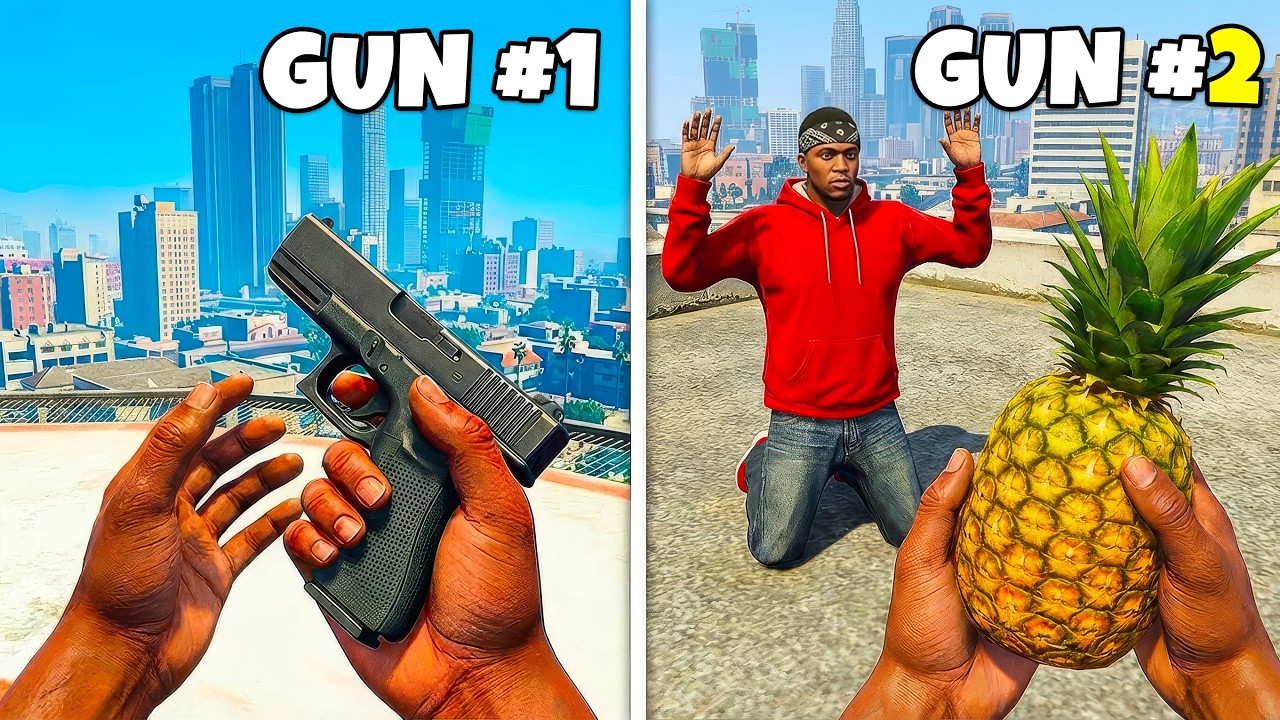 GTA 5 RP, But Every Kill = Random Gun..