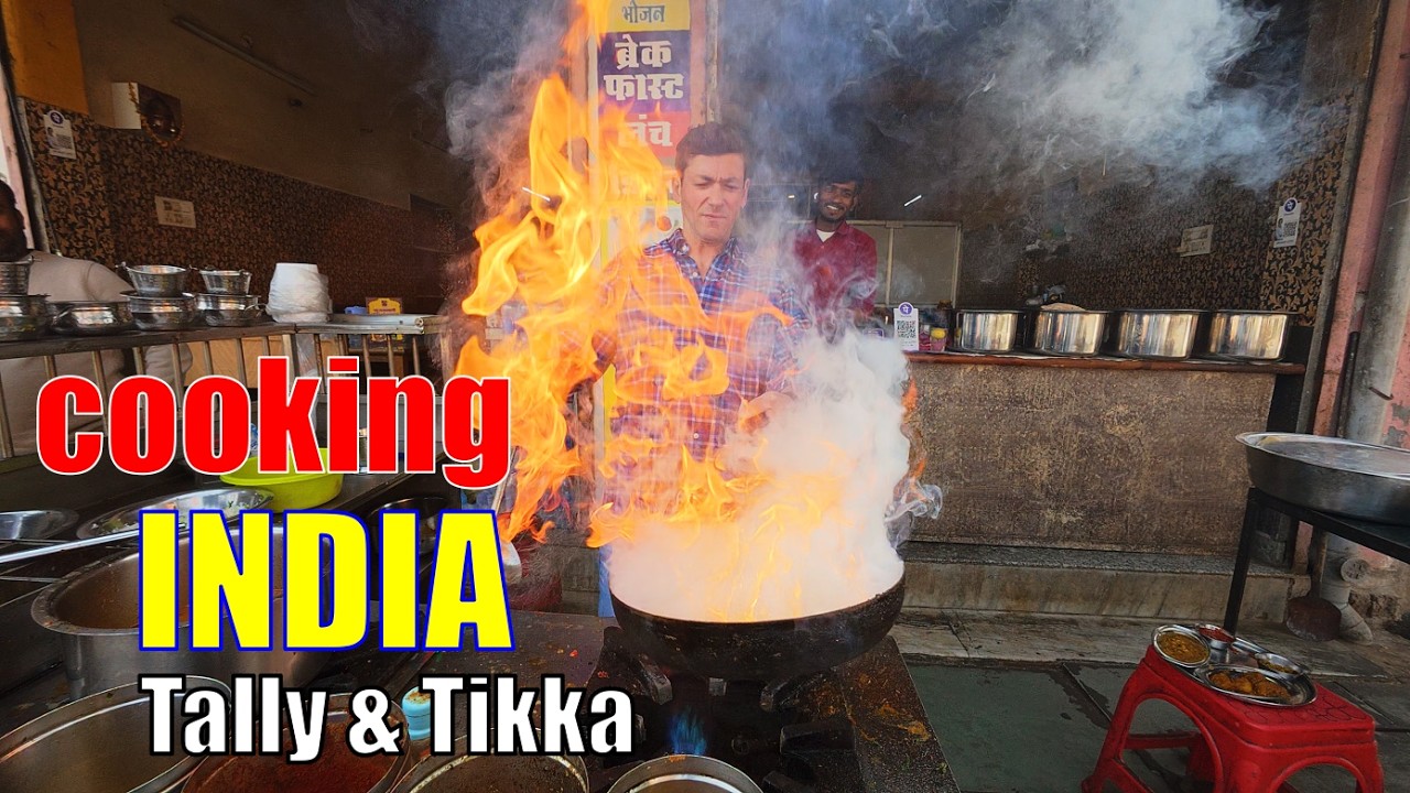 Making Street Food in India: 🔥 Tikka & Tally!