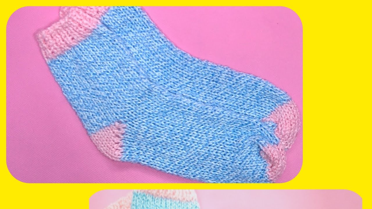 MEDIAS CON TALÓN CON SOLO DOS AGUJAS🤩🤩