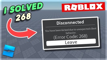 This is the FIX for Error Code 268…