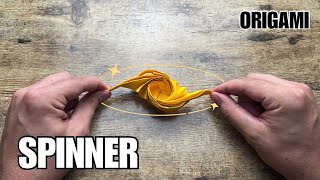 Origami Spinner Tutorial 🌀 Take Your Folding Skills to the Next Level