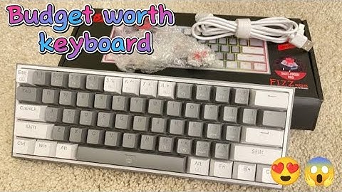 Unboxing Red Dragon K617 Fizz Mechanical Keyboard