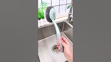 Bàn chải cọ xoong nồi nhà bếp -Giúp việc cọ rửa xoong nồi nhà bếp trở nên dễ dàng và hiệu quả hơn