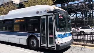 MTA NYCT #7267 on the B20 to Spring Creek Stanley Avenue