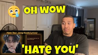 Jung Kook - 'Hate You' Lyrics (Reaction!!) Resimi