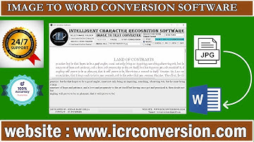 free scan-image to word converter software download |Image to Word conversion software for pc
