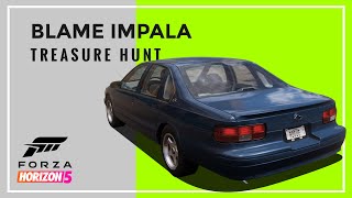 Forza Horizon 5: Blame Impala - Treasure Hunt Guide