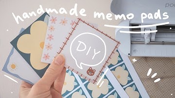 how to make memo pads 🌼 DIY MEMO PAD
