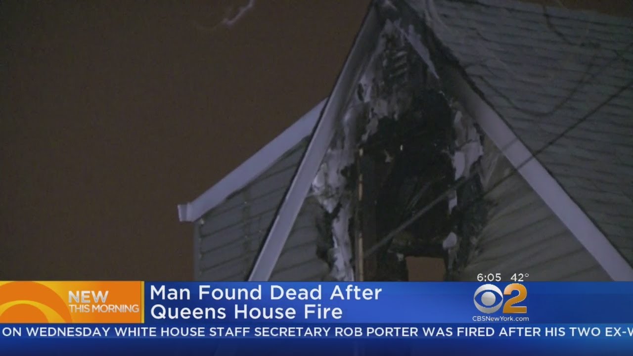 Man Found Dead After Queens House Fire - YouTube