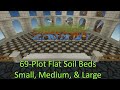 Wizard101 69plot flat soil beds  small medium and large