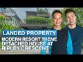 Serangoon Garden Estate: Modern Resort Theme Singapore Landed Property at Ripley Crescent ($7.2M )