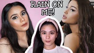 ARIANA GRANDE RAIN ON ME INSPIRED MAKEUP LOOK