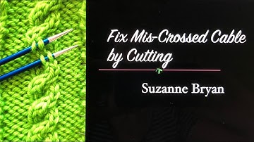 Fix Mis-Crossed Cables - by Cutting