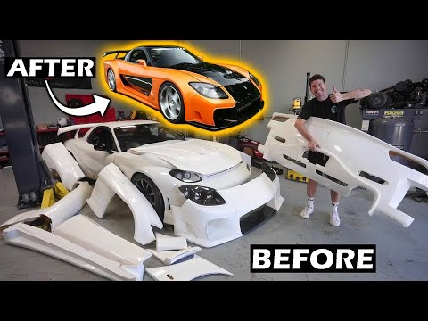 Building the Fast & Furious Tokyo Drift VeilSide Rx-7! [Part 1]