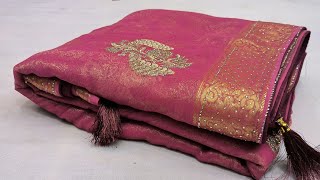 New Party Wear Saree|Chiffon Saree|Georgette Saree#newtrendingsaree #newsarees  screenshot 1