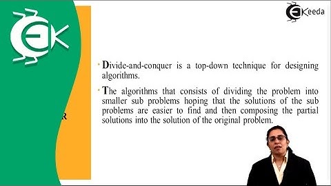 Divide and Conquer - Analysis of Algorithm