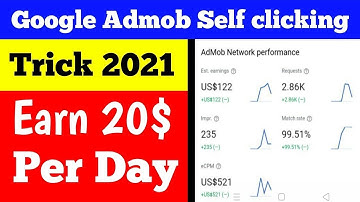 Best app for admob self click || how to earn safely from admob self click without ban 2021