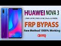 Huawei nova 3 FRP bypass 2020 | Nova 3 Bypass Google Account (PAR-LX1M | PAR-L21M | Paris-L21MEB)