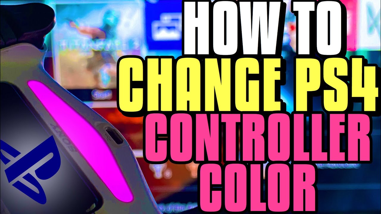 How to Change Playstation 4 Controller's Light - YouTube