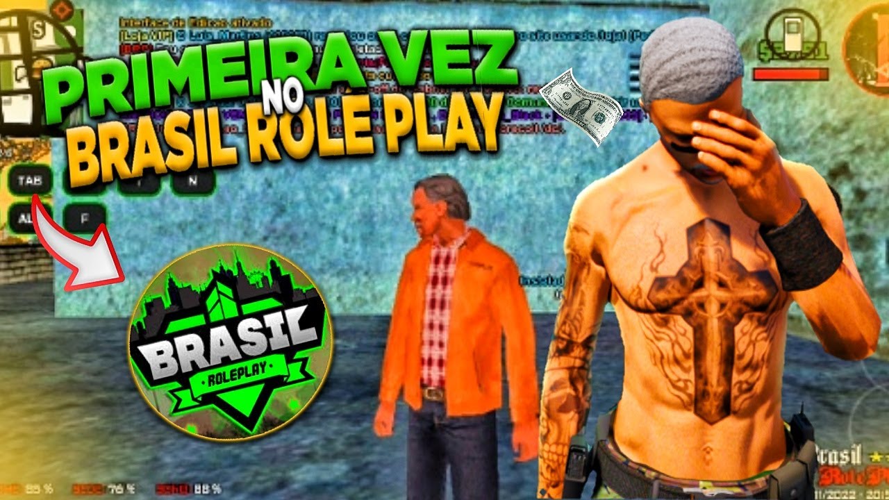 COMEÇANDO DO ZERO NO BRASIL ROLEPLAY #01 - GTA SAMP ANDROID/PC 