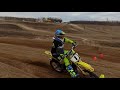 Motocross curve technic practice