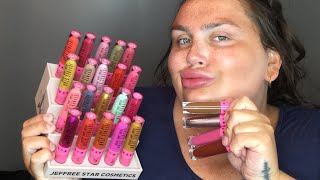 Lip Swatching EVERY NEW Jeffree Star Cosmetics Velour Liquid Lipstick