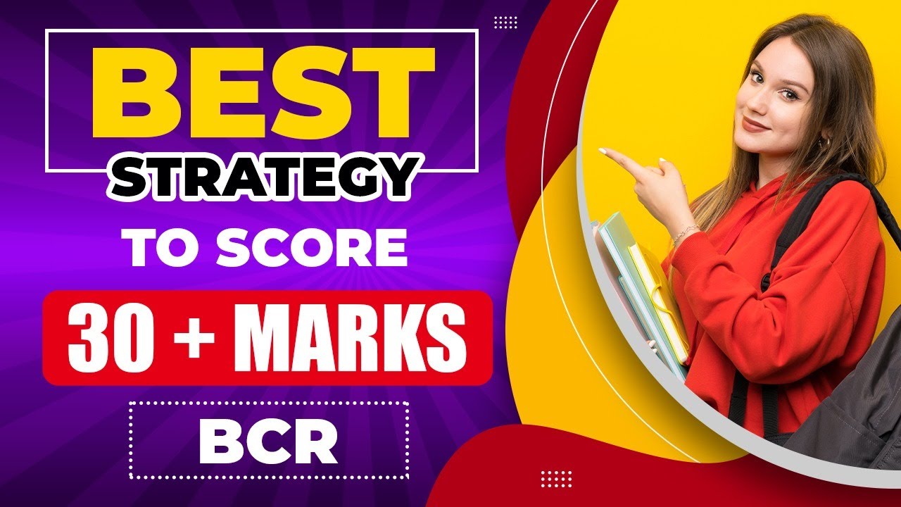 How to Prepare CA Foundation BCR | Best Strategy to Score 30+ Marks in BCR 