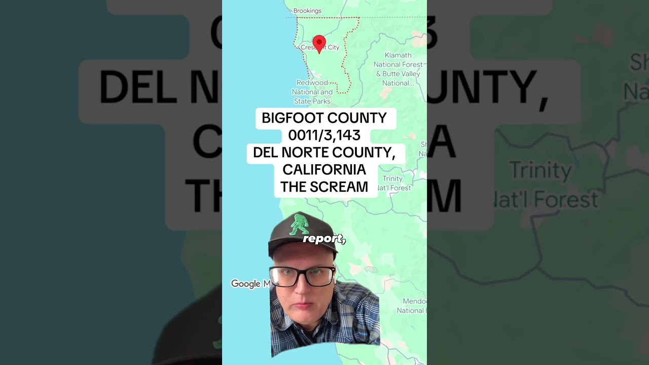 A reported 2003 Bigfoot encounter on Highway 101 north of Klamath, Del Norte County, California,