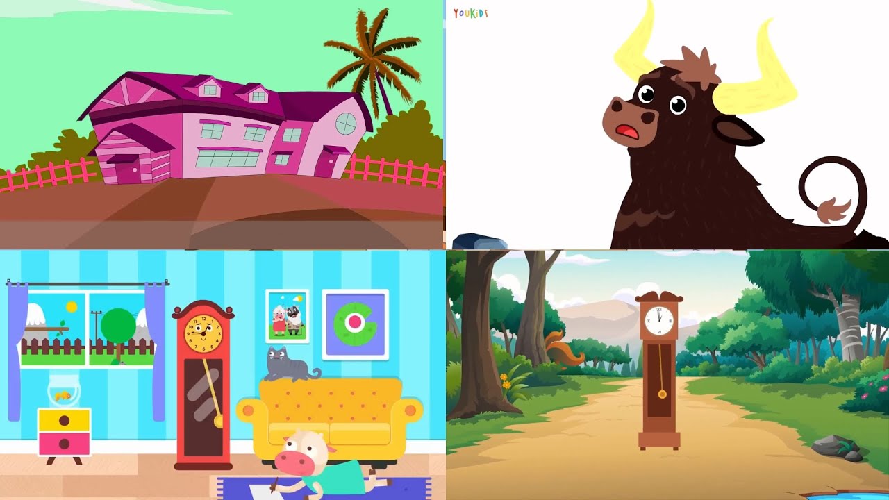 HICKORY DICKORY DOCK|| Effects: color inversion, thermogram , glitter, thermal cam and  mosaic cube.