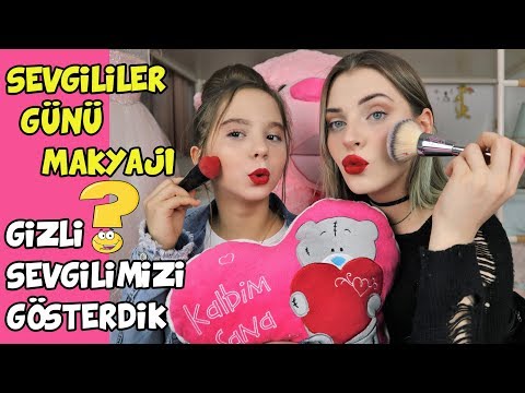 SEVGİLİLER GÜNÜ MAKYAJI  YAPTIK ve GİZLİ SEVGİLİMİZİ GÖSTERDİK | Babishko Family