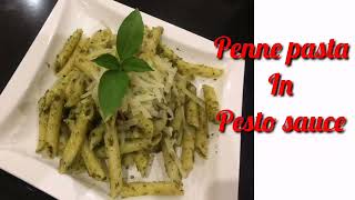 Penne Pasta in Pesto Sauce| easy and quick to cook