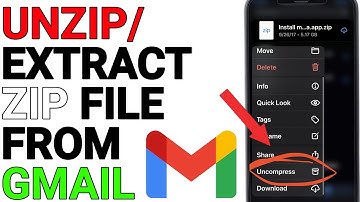 How To unzip/extract zip File from Gmail