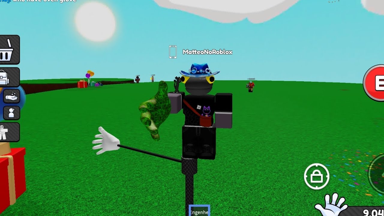 Batalhas de slap com engenheiro luva