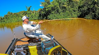 NÃO PERCA A CONTA... PESCARIA DE PACU NA VARA DE BAMBU