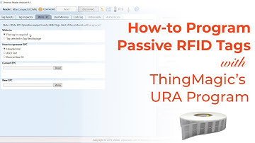 How to Program Passive RFID Tags with ThingMagic