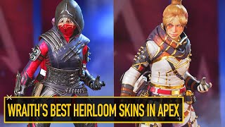 Wraith's Heirloom Skins Apex Legends (BEST WRAITH SKINS TO USE WITH HER KUNAI) Wraith's Kunai