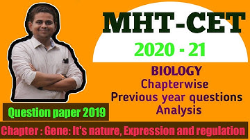 MHT-CET Biology previous year question papers (2019) with sollution|| Gene it