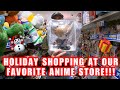 HOLIDAY SHOPPING AT OUR FAVORITE ANIME STORE!!!