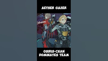 Osiris-chan Dominates All!! | Aether Gazer #shorts #shortvideo #games #review #viral #aethergazer
