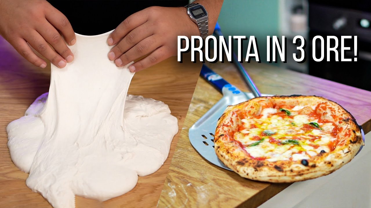 ricetta PIZZA NAPOLETANA IN 3 ORE!! 