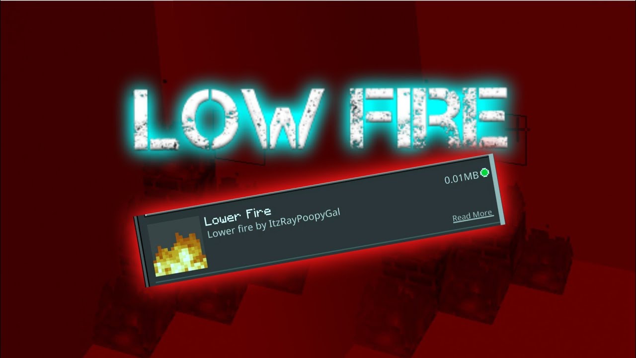 Minecraft low fire texture pack youtube